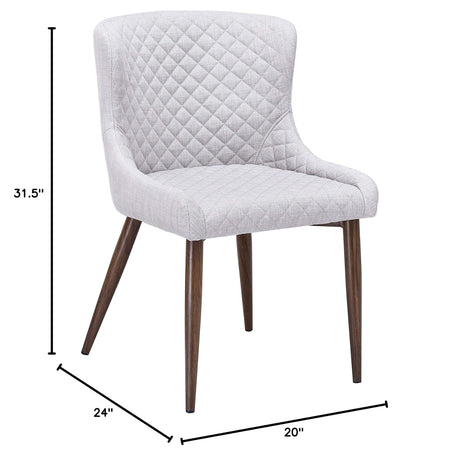 Theo Contemporary Dining Chairs - front view