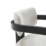 Tappelle Mid-Century Modern Dining Arm Chair - close-up