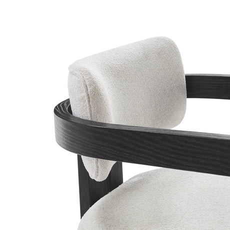 Tappelle Mid-Century Modern Dining Arm Chair - close-up