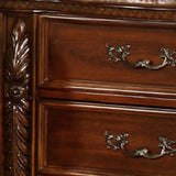 Bessy 32" Traditional 3-Drawer Bedroom Nightstand - detail view