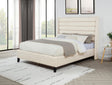 Tleraé Polyester Modern Upholstered California King Bed Frame - front view