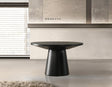 Terra 29" Round Pedestal Coffee Table - front view