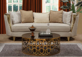 Cora Gold Sofa & Loveseat Set — product view 2