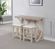 Dappelle 57" 3-Piece Pub Dining Set - front view