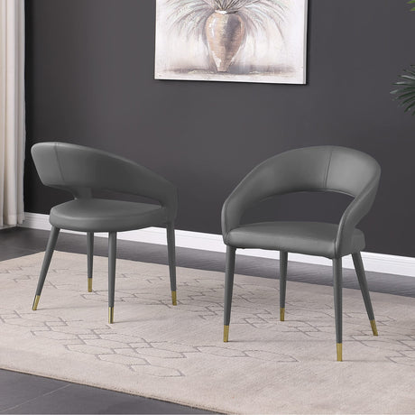 Joel Contemporary Modern Dining Chair - front view