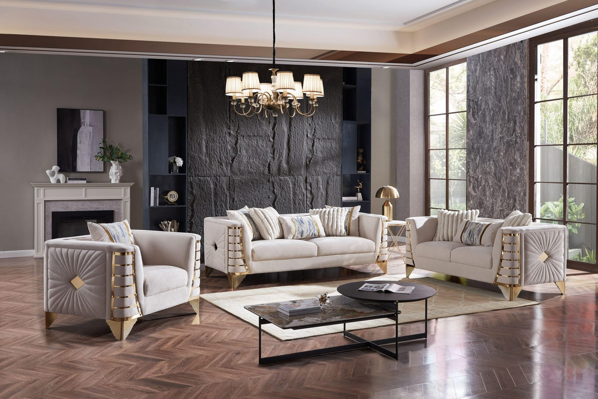Tanya Gray Sofa & Loveseat Set — product view 5
