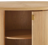 Tapelle 51" Round Storage Dining Table - room setting