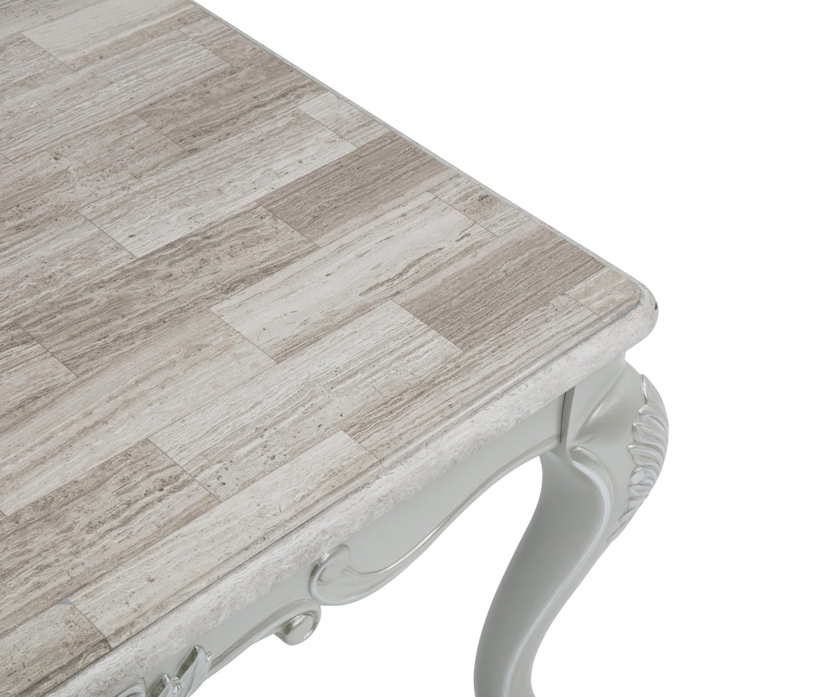 Tlerra 49" Rectangle Victorian Living Room Coffee Table - detail view
