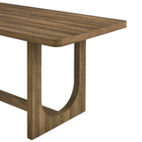 Cadewood 67" Mid-Century Modern Rectangle Dining Table - angle view