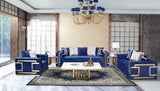 Lawrence Blue Sofa & Loveseat Set — product view 5