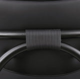 Recency Mid-Century Modern Counter Height Stool in Ink - angle view