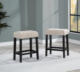 Caden Modern Upholstered Counter Height Bar Stools - front view