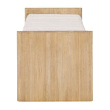 Torbjorn 52" Bench in Natural Oak - angle view