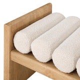 Torbjorn 32" Bench in Natural Oak - room setting