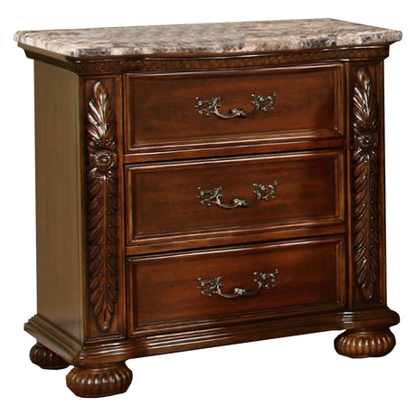 Bessy 32" Traditional 3-Drawer Bedroom Nightstand