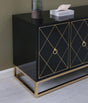 Tabitha 64" Modern Lacquer Sideboard Buffet Cabinet - front view