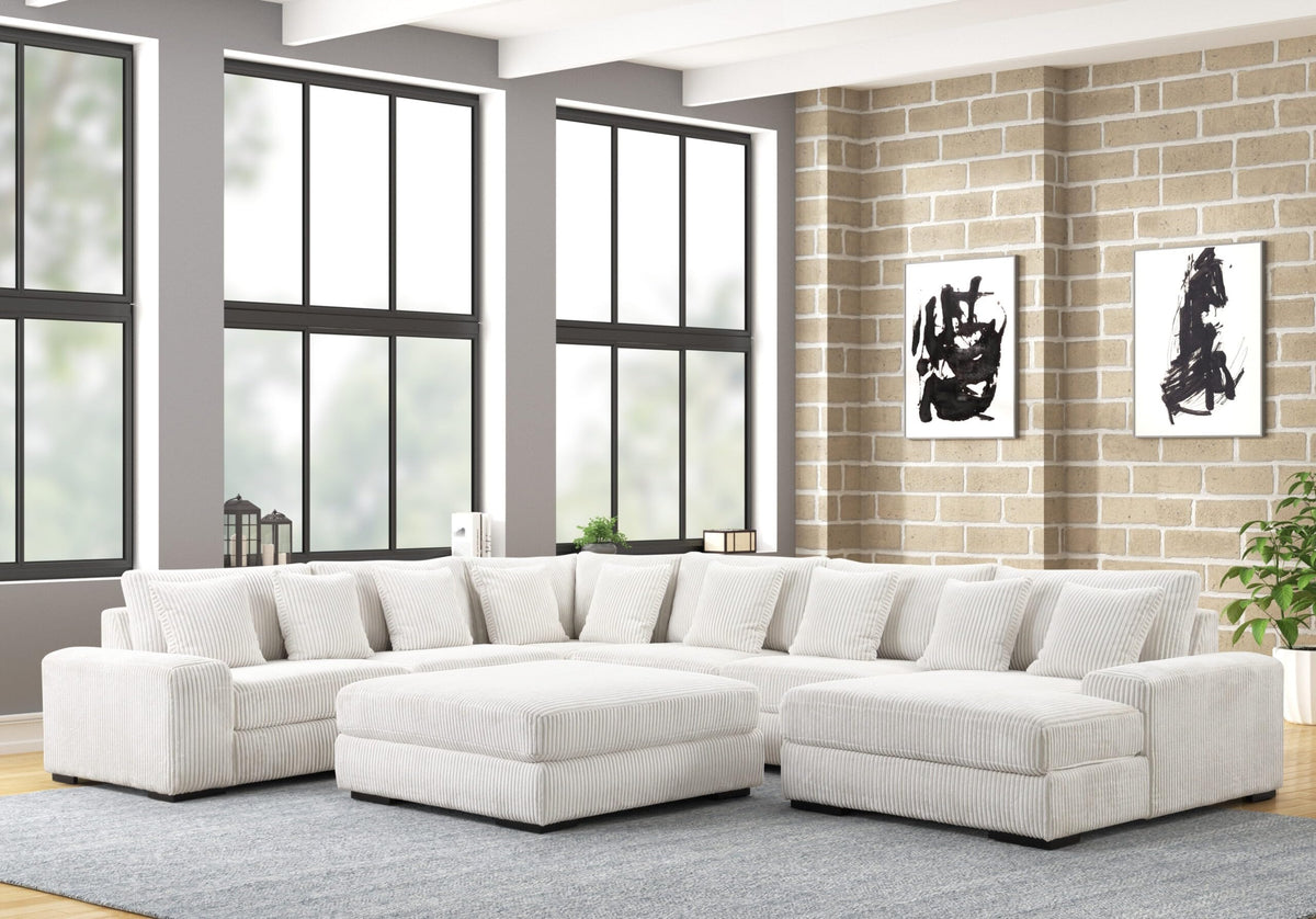 Bella Beige 6-Piece Sectional Sofa — product view 1