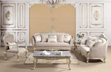 Elanor Champagne Sofa & Loveseat Set — product view 4
