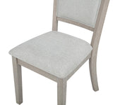 Timbria Transitional Dining Chairs with Cushioned Seat and Back - angle view