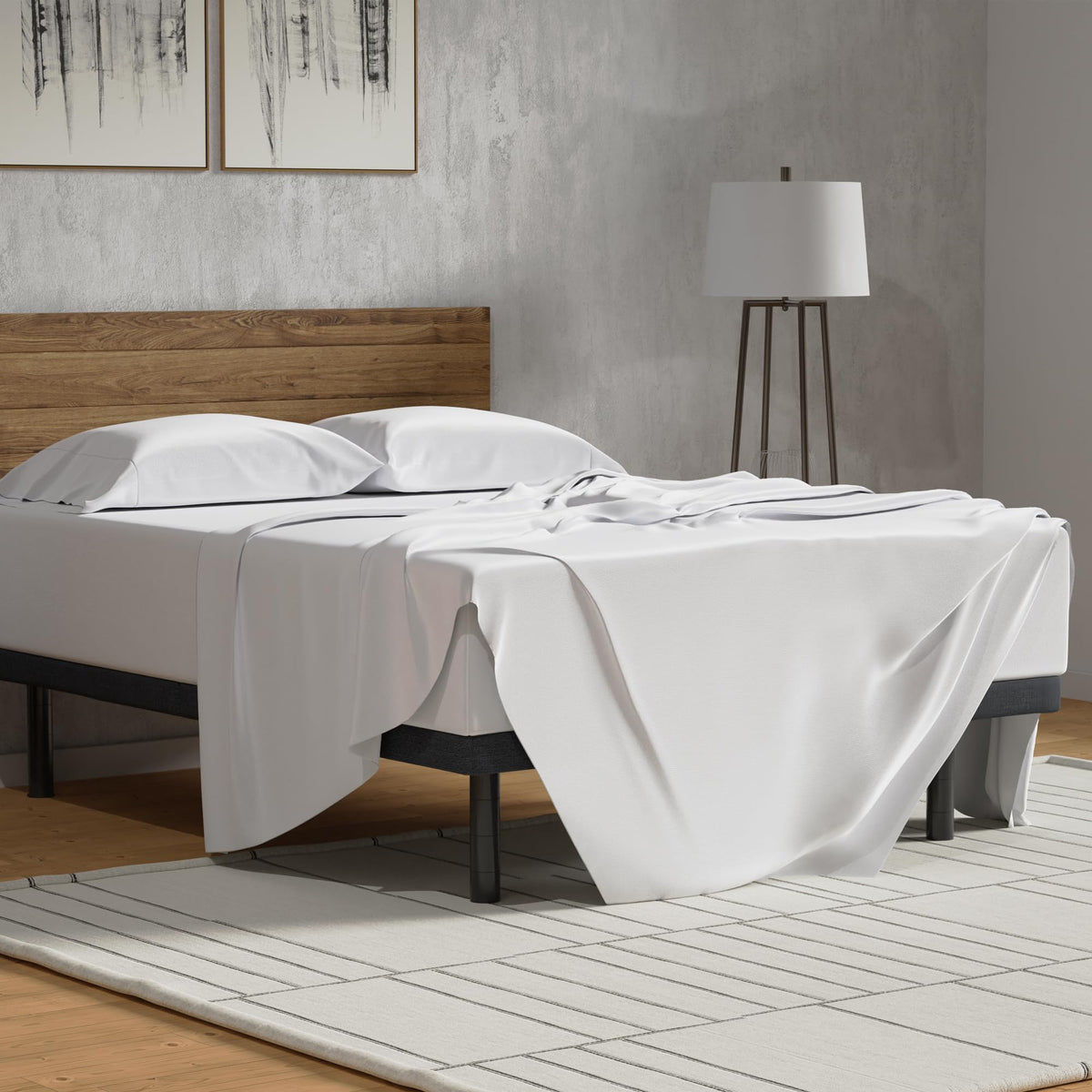 Essentials Polyester Sheet Set for Adjustable Beds - 18" Deep Pockets – image 1