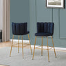Nolan Bar Stool - front view - Black