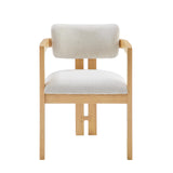 Tappelle Mid-Century Modern Dining Arm Chair - detail view