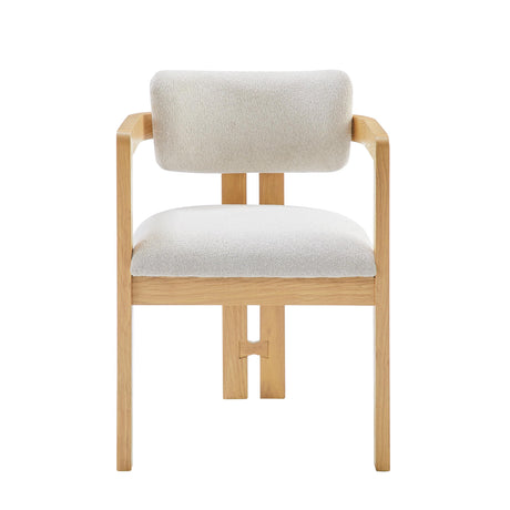 Tappelle Mid-Century Modern Dining Arm Chair - detail view