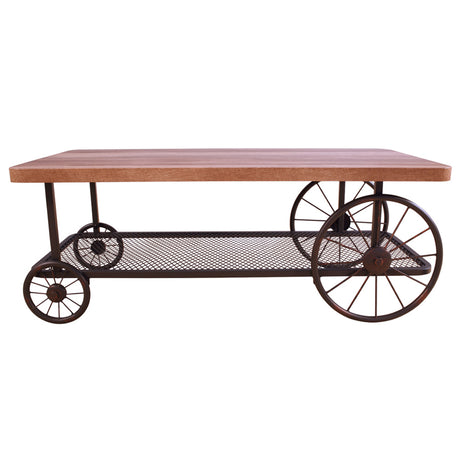 Francie Industrial Cart Tables