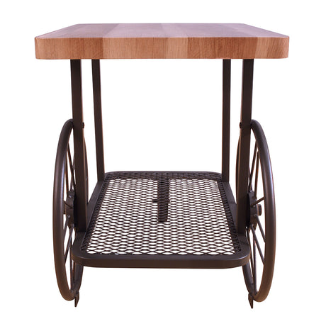 Francie Industrial Cart Tables