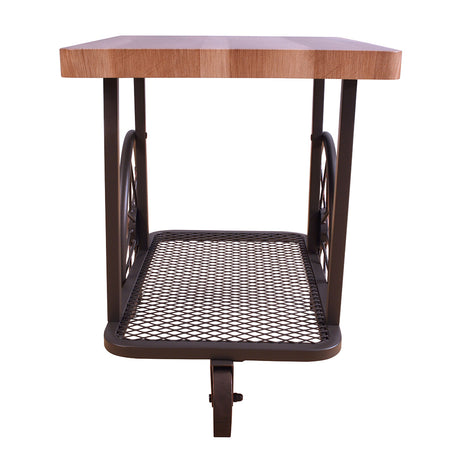 Francie Industrial Cart Tables