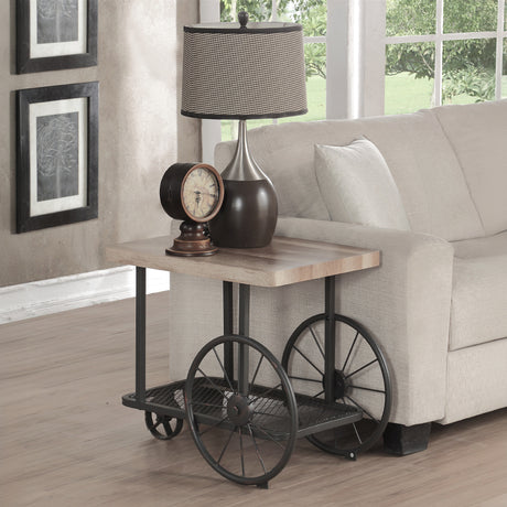 Francie Industrial Cart Tables