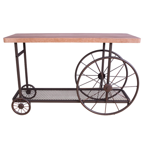 Francie Industrial Cart Tables