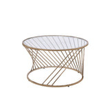 Bluelipe Round Glass Coffee Table