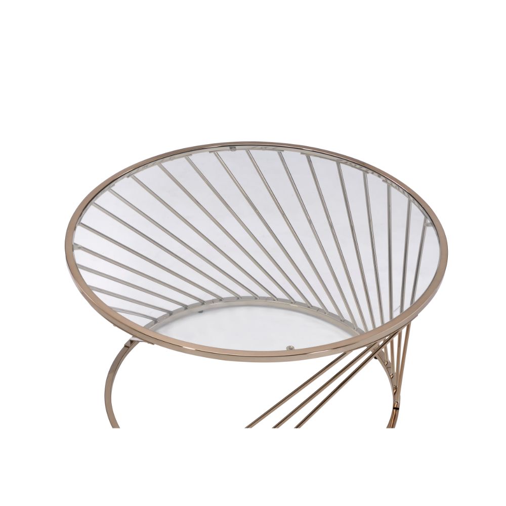 Bluelipe Round Glass Coffee Table
