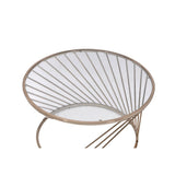 Bluelipe Round Glass Coffee Table