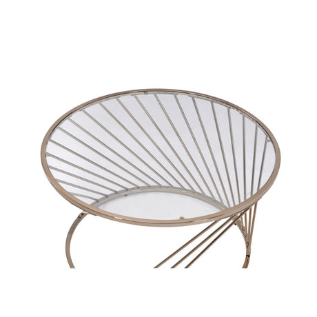 Bluelipe Round Glass Coffee Table