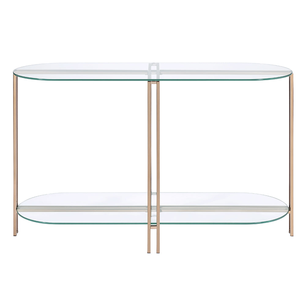 Veises Glass-Top Accent Tables