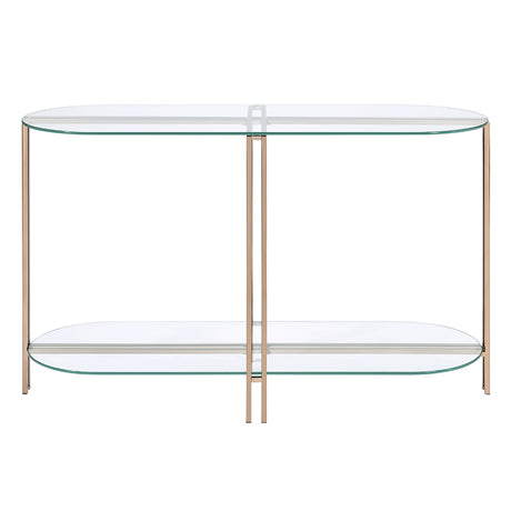 Veises Glass-Top Accent Tables
