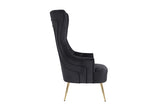 High-density foam cushioning detail on contemporary armchair