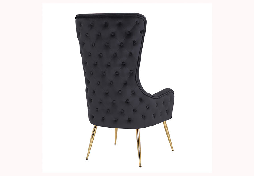 Side view focusing on the height of the backrest on the Blair chair.