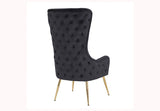 Side view focusing on the height of the backrest on the Blair chair.