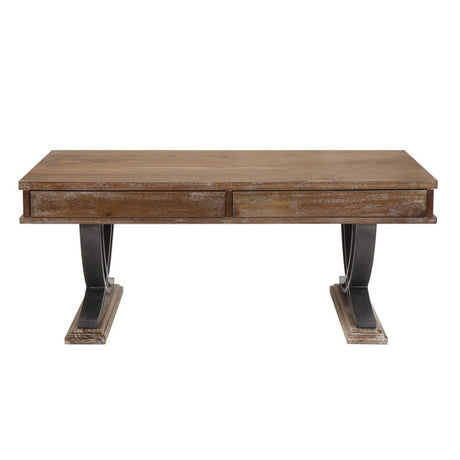 Pellio Rustic Industrial Coffee & End Table