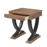 Pellio Rustic Industrial Coffee & End Table