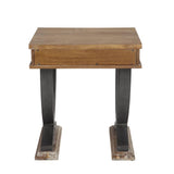 Pellio Rustic Industrial Coffee & End Table