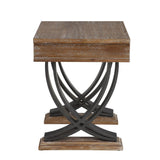 Pellio Rustic Industrial Coffee & End Table