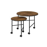 Oblis 2-Piece Nesting Coffee Table Set