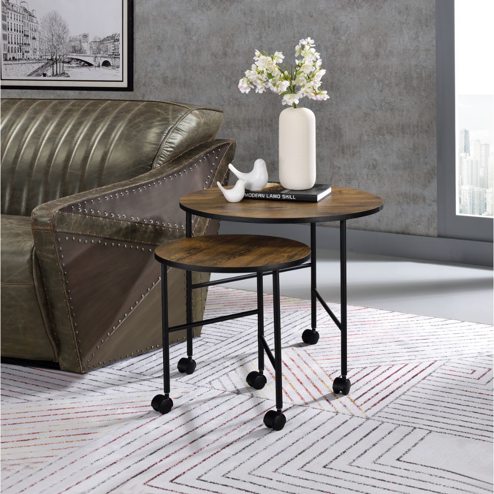 Oblis 2-Piece Nesting Coffee Table Set
