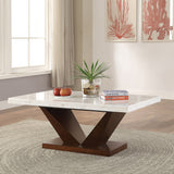 Forbes Marble-Top Coffee Table