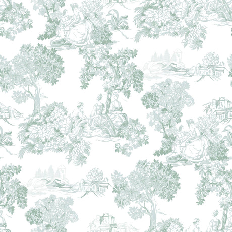 Galerie Blooming Garden Toile Wallpaper