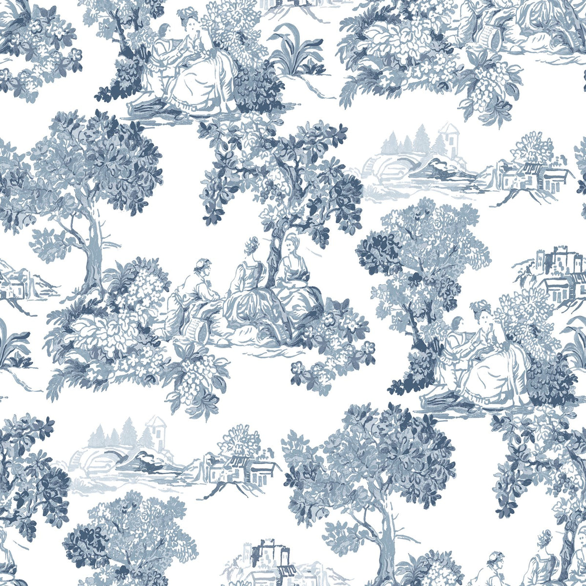 Galerie Blooming Garden Toile Wallpaper